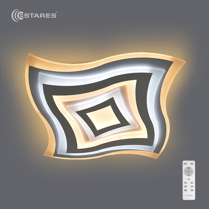 Управляемый светодиодный светильник Geometria Quarto 80w q-650-white-220-ip44/2020