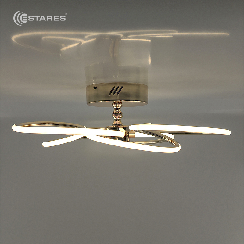 Управляемый светодиодный светильник BONITA 92W R-500x200-GOLD OPAL-220-IP20