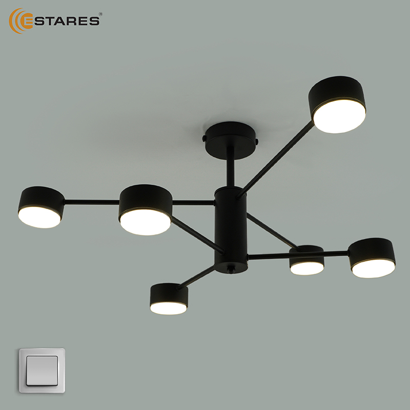 Люстра GUSTA 6xGX53 R-780x300-BLACK-IP20