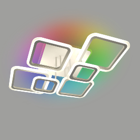 4. Люстры с RGB подсветкой