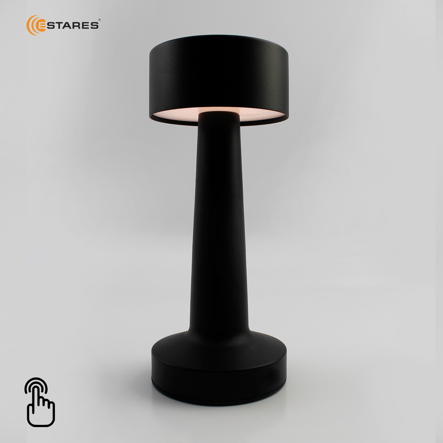 Управляемая настольная лампа DOWN LIGHT 2W R-SENSOR-85X215-BLACK-DC5V/1A-IP20