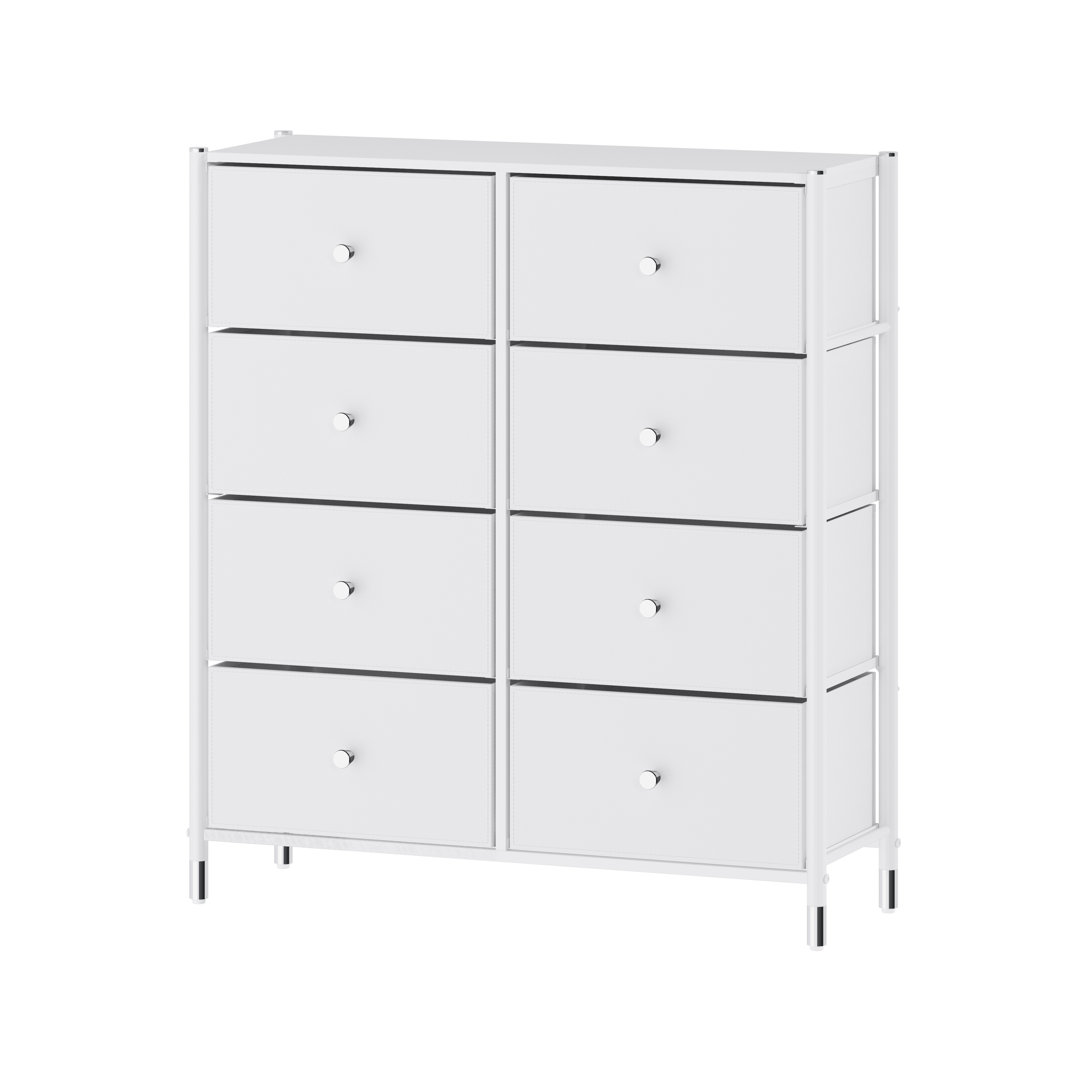 COMMOD classic 4F-8D-WHITE SILVER-89x30x99 комод семейный