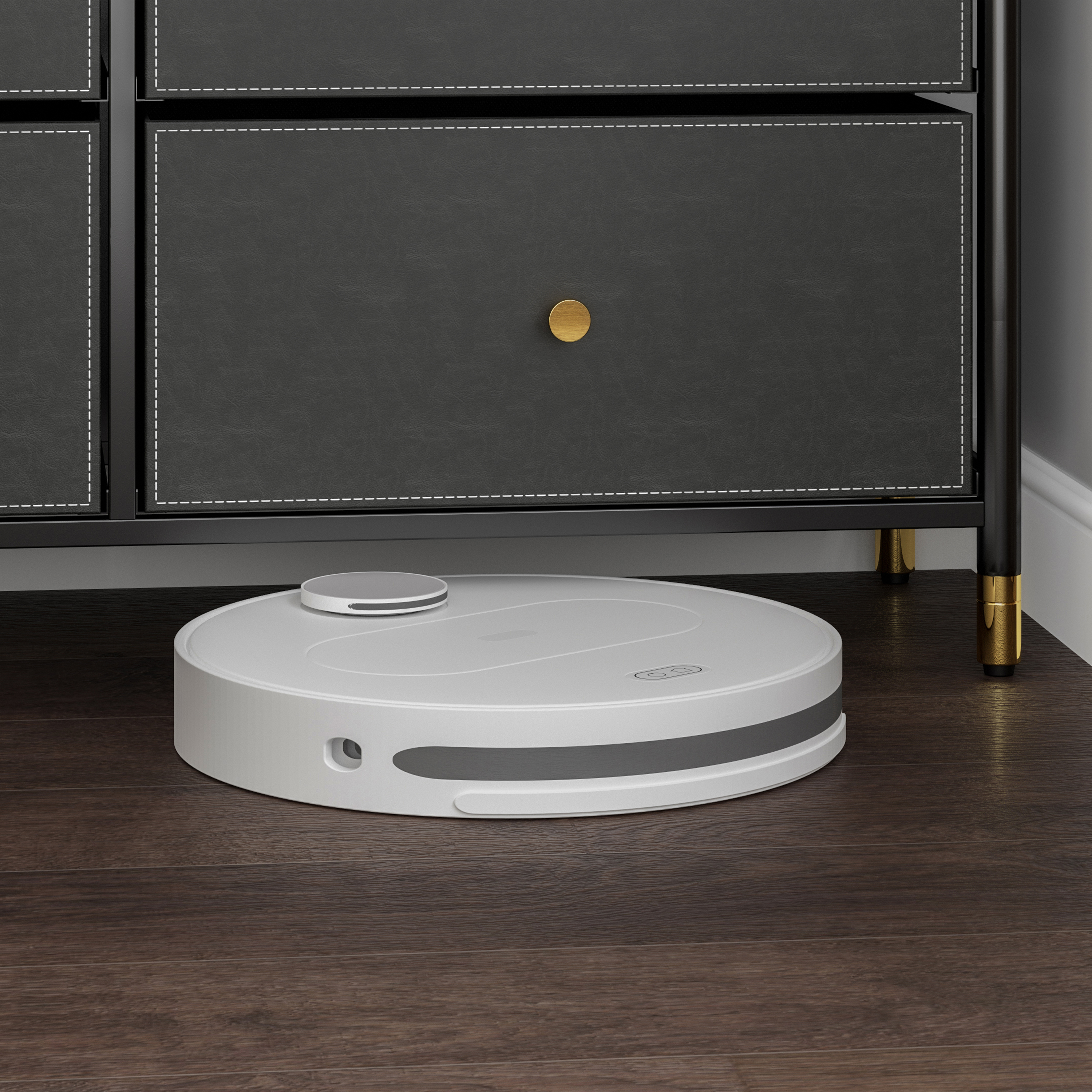 COMMOD classic 2F-5D-BLACK GOLD-100x30x59 комод тв