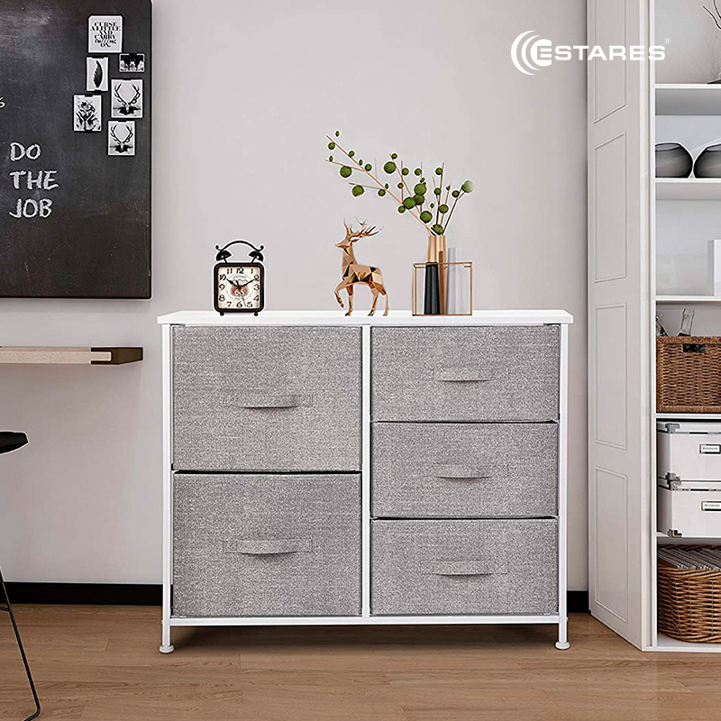 COMMOD novel 3F-5D-BEIGE-85х30x70 комод-микс