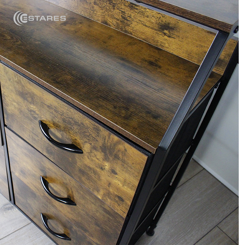 COMMOD WOOD-I 2F-5D-BROWN-770X290X860 комод микс