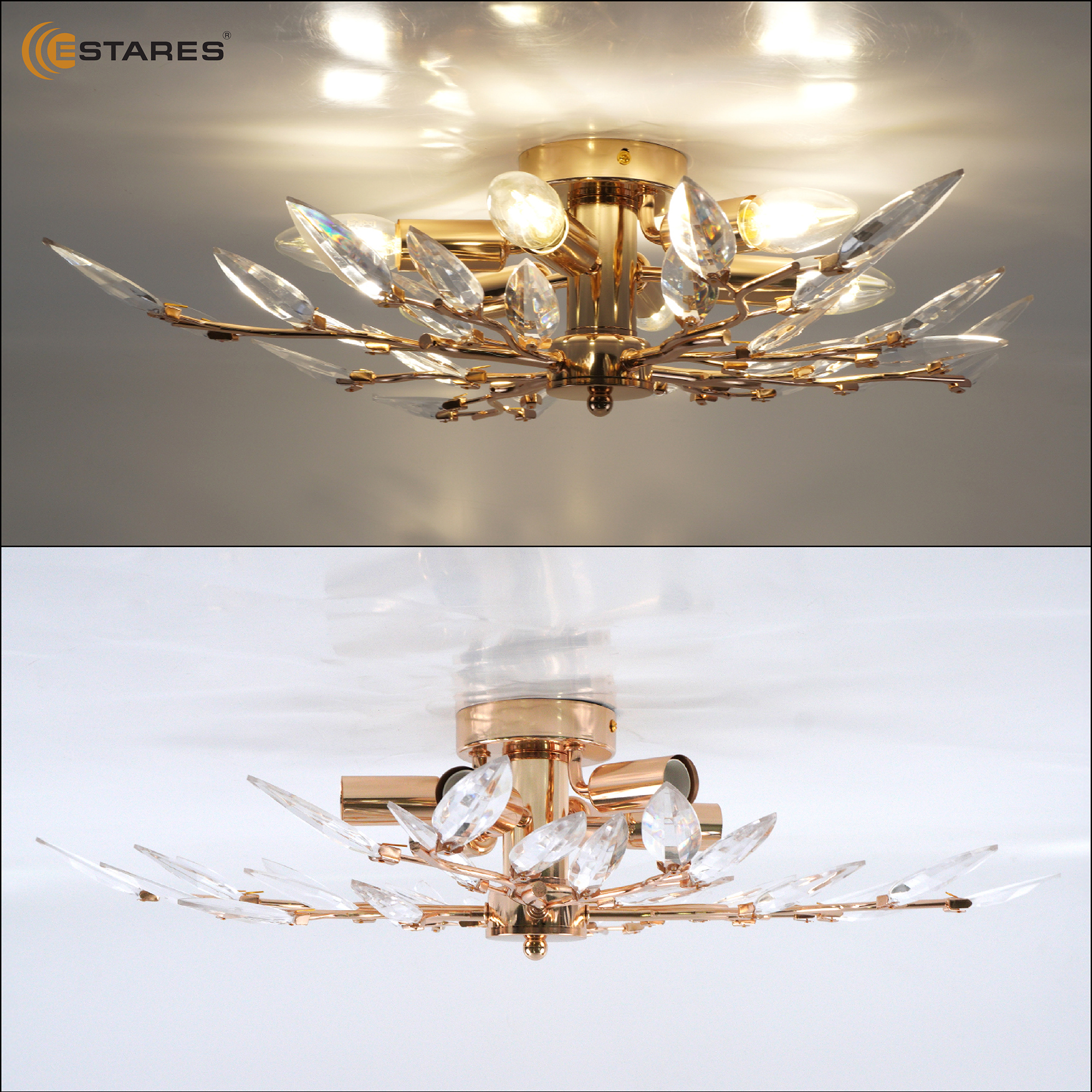 VIOLA 6xE14-600х150-GOLDCRYSTAL Озон 5