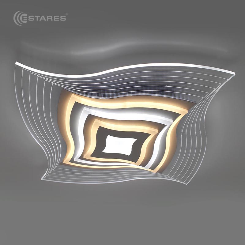 Светодиодный светильник FIGURE 01 85W Q-500х65-3000/6000K-white/clear-220-IP20