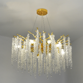 8. Люстры под лампу