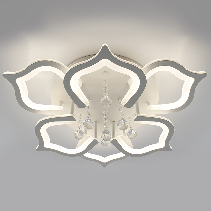 Светодиодная люстра СRYSTALwhite 02 60W R-4000K-600x190-white/white-220-IP20