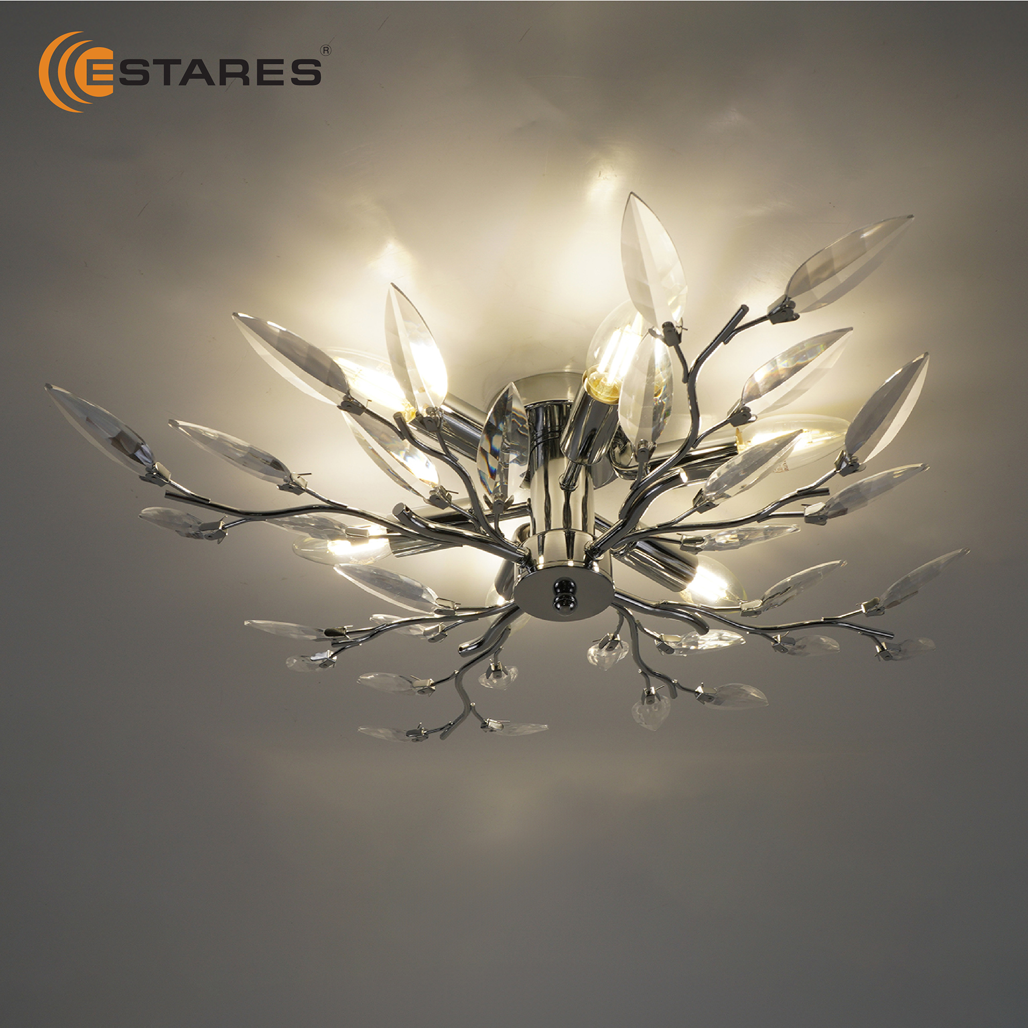 VIOLA 6xE14-600х150-CHROMECRYSTAL Озон 10