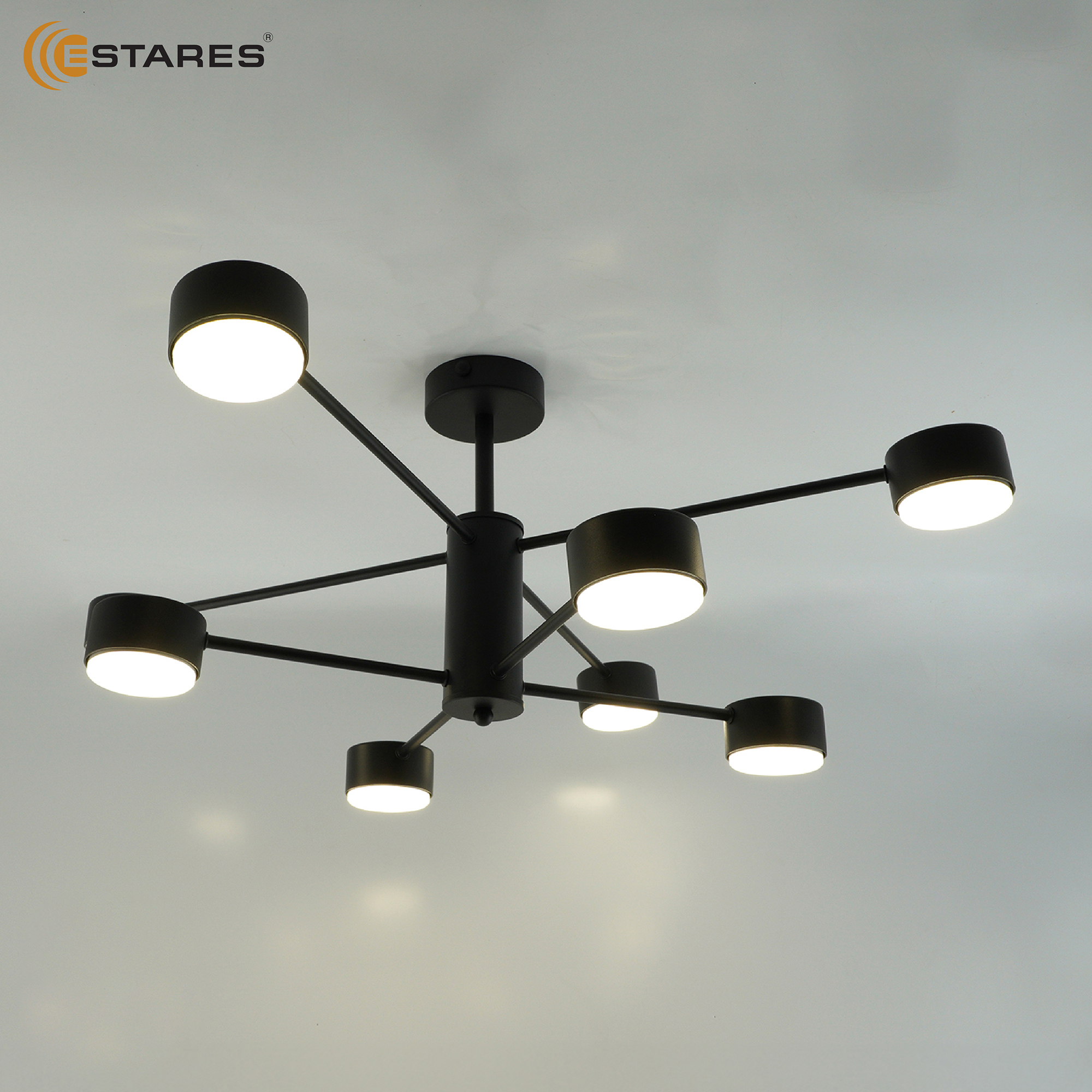 Люстра GUSTA 8xGX53 R-780x300-BLACK-IP20