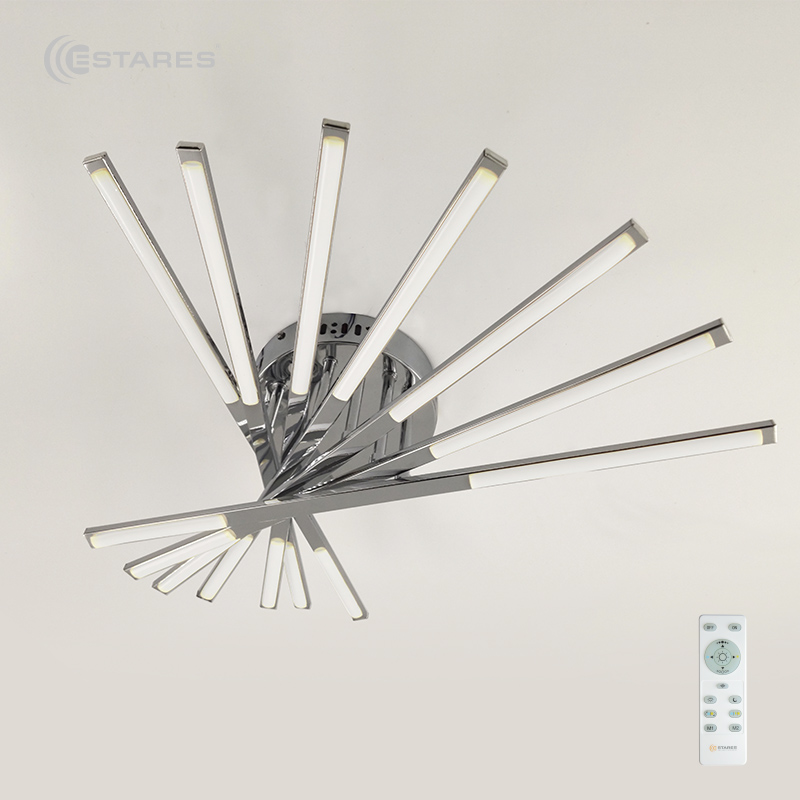 Управляемый светодиодный светильник LINIA 84W R-630/520-CHROME/WHITE-220-IP20