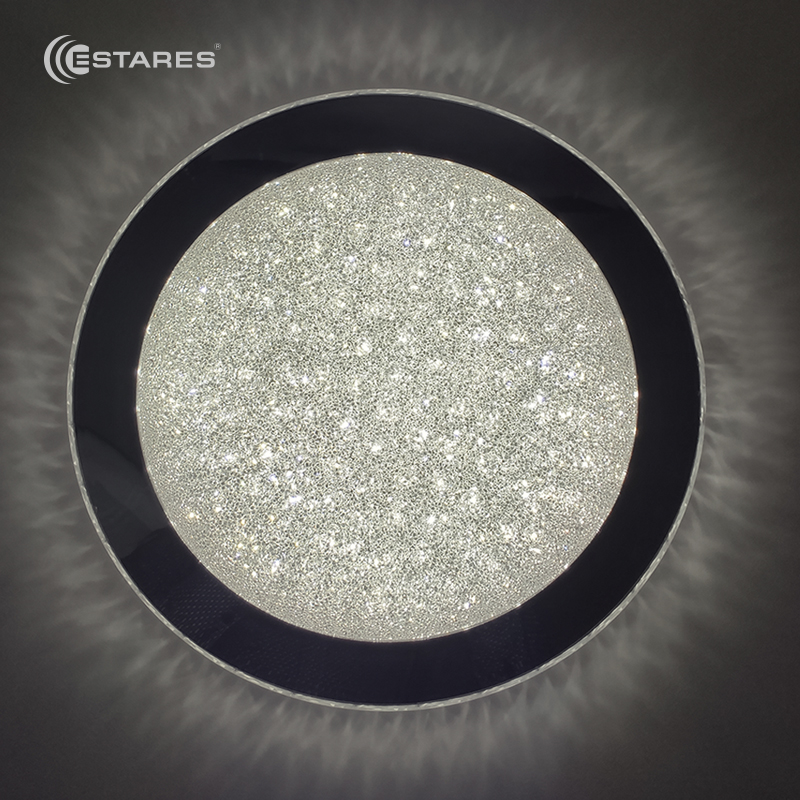 Накладной светодиодный светильник SIYANIE 25W R-350-CW-CRYSTAL-IP20 2019