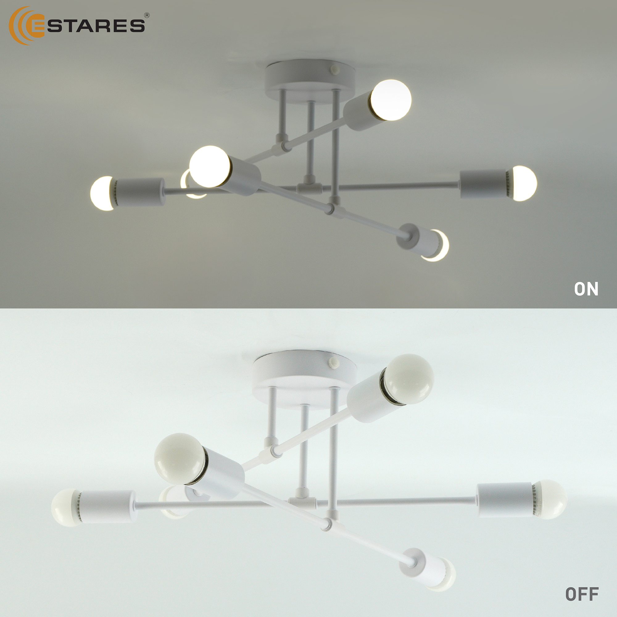 Люстра OXFORD 6xE27 R-510x200-WHITE-220-IP20