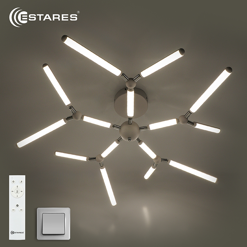 Управляемая светодиодная люстра ALPS 70W R-RC-830x240-WHITE/WHITE-220-IP20