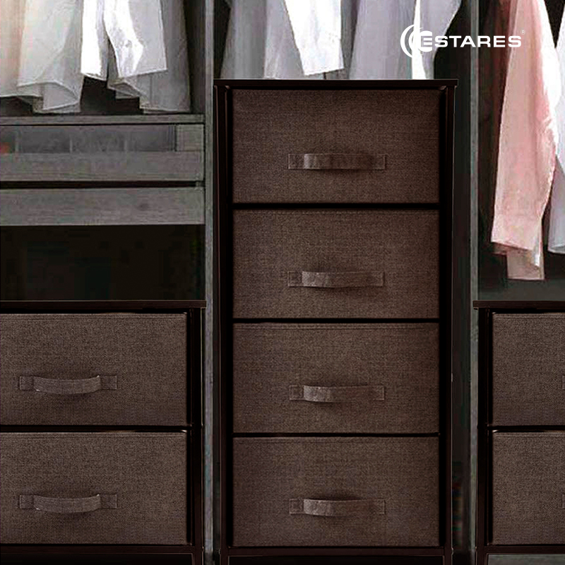 COMMOD novel 4F-4D-BROWN-45х30x95 комод-макси