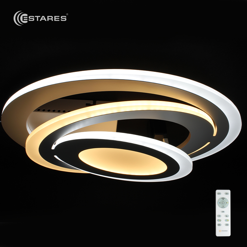 Управляемый светодиодный светильник Spiral double 60W OV-500-white-220-ip44