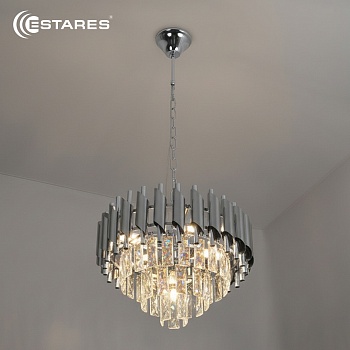 Люстра SANDRA 5хЕ14-380х870-CHROME/CRYSTAL-220-IP20
