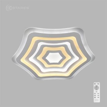 Управляемый светодиодный светильник FLEXION DOUBLE 80W R-500-WHITE/WHITE-220-IP44