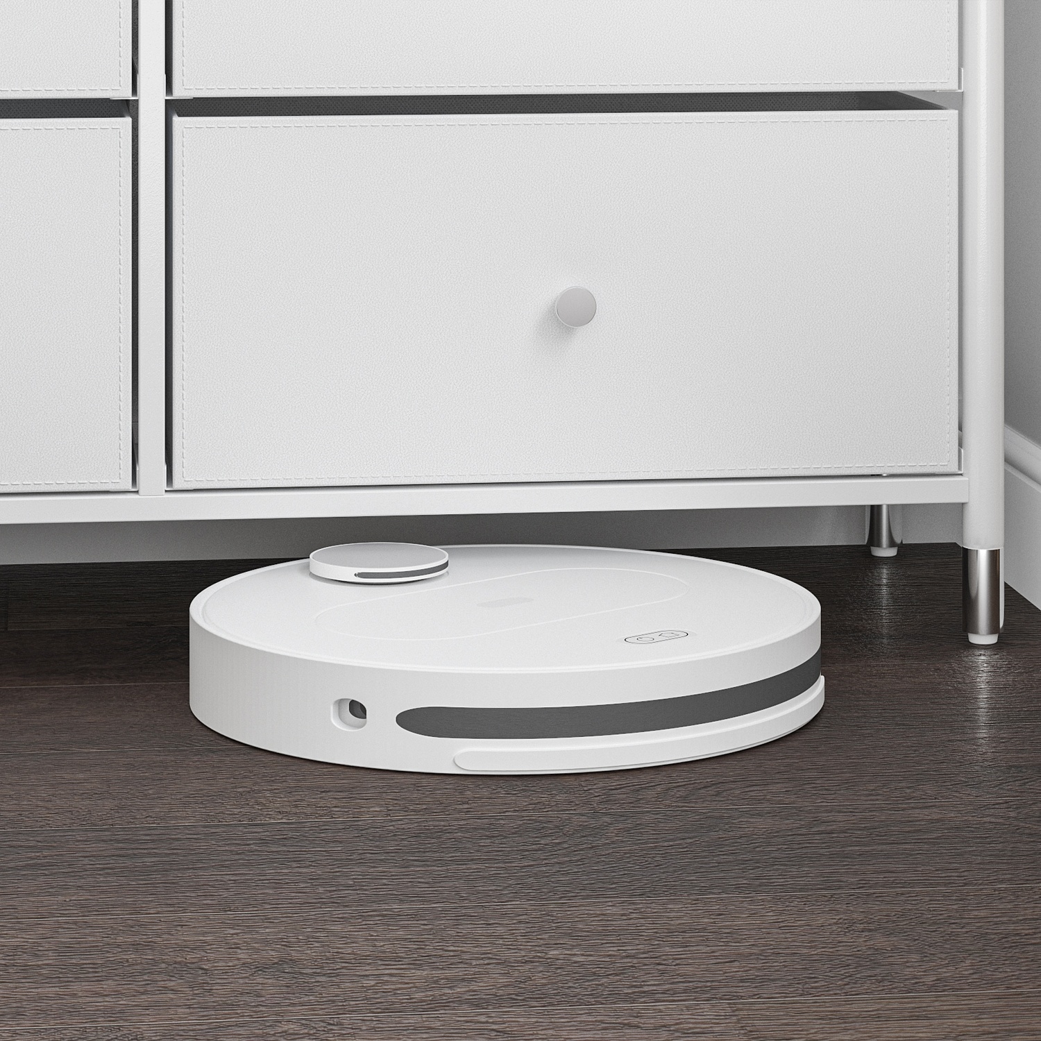 COMMOD classic 2F-5D-WHITE SILVER-100x30x59 комод тв