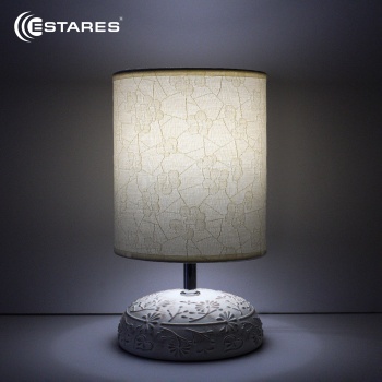 Настольная лампа GAMMA 1xE14 R-150x150x265-CREAMWHITE-220-IP20