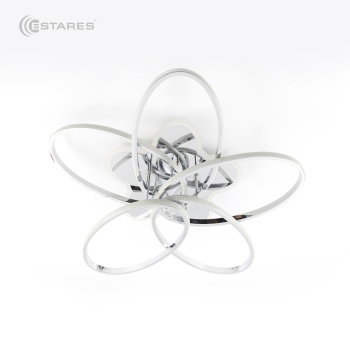 Управляемая светодиодная люстра ELLISSE RGB 100W 5F-600 160-RC-CHROME OPAL-220-IP20