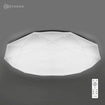   Управляемый светодиодный светильник ALMAZ 60W R-493-SHINY/WHITE-220V-IP44 /2019