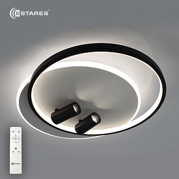 Управляемый светодиодный светильник GEOMETRIA downlight 65W 2R-APP-500х420х130-white/white-220-IP20