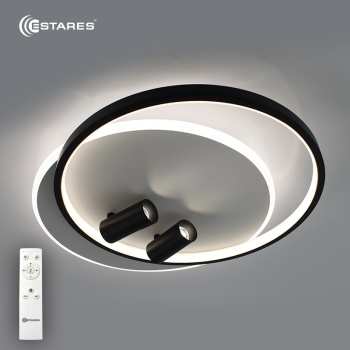 Управляемый светодиодный светильник GEOMETRIA downlight 65W 2R-RC-500х420х130-white/white-220-IP20