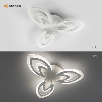 Cветодиодная люстра AIDA 70W 3F-NW-500x70-WHITE WHITE-220-IP20