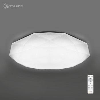   Управляемый светодиодный светильник ALMAZ 25W R-345-SHINY/WHITE-220-IP44 /2019