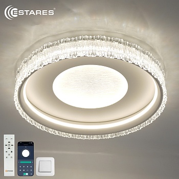 Управляемый светодиодный светильник VENERA 100W R-APP-485x100-WHITE/CLEAR-220-IP20