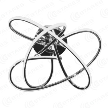 Светодиодная люстра LIANA MONO 60W R-490-NW-CHROME/OPAL-220-IP20