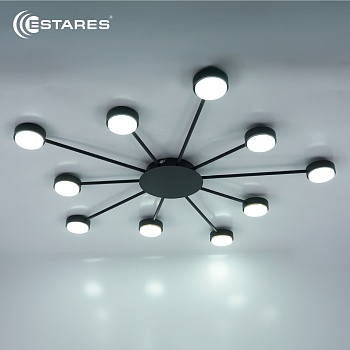 Люстра BINNA 10xGX53 R-950x40-BLACK-220-IP20