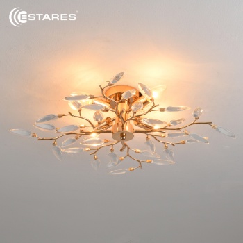 Люстра VIOLA 4xE14-600х150-GOLD/CRYSTAL-220-IP20