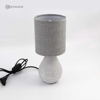Настольная лампа BETA 1xE14 R-100x120x275-GRAY/GRAY-220-IP20
