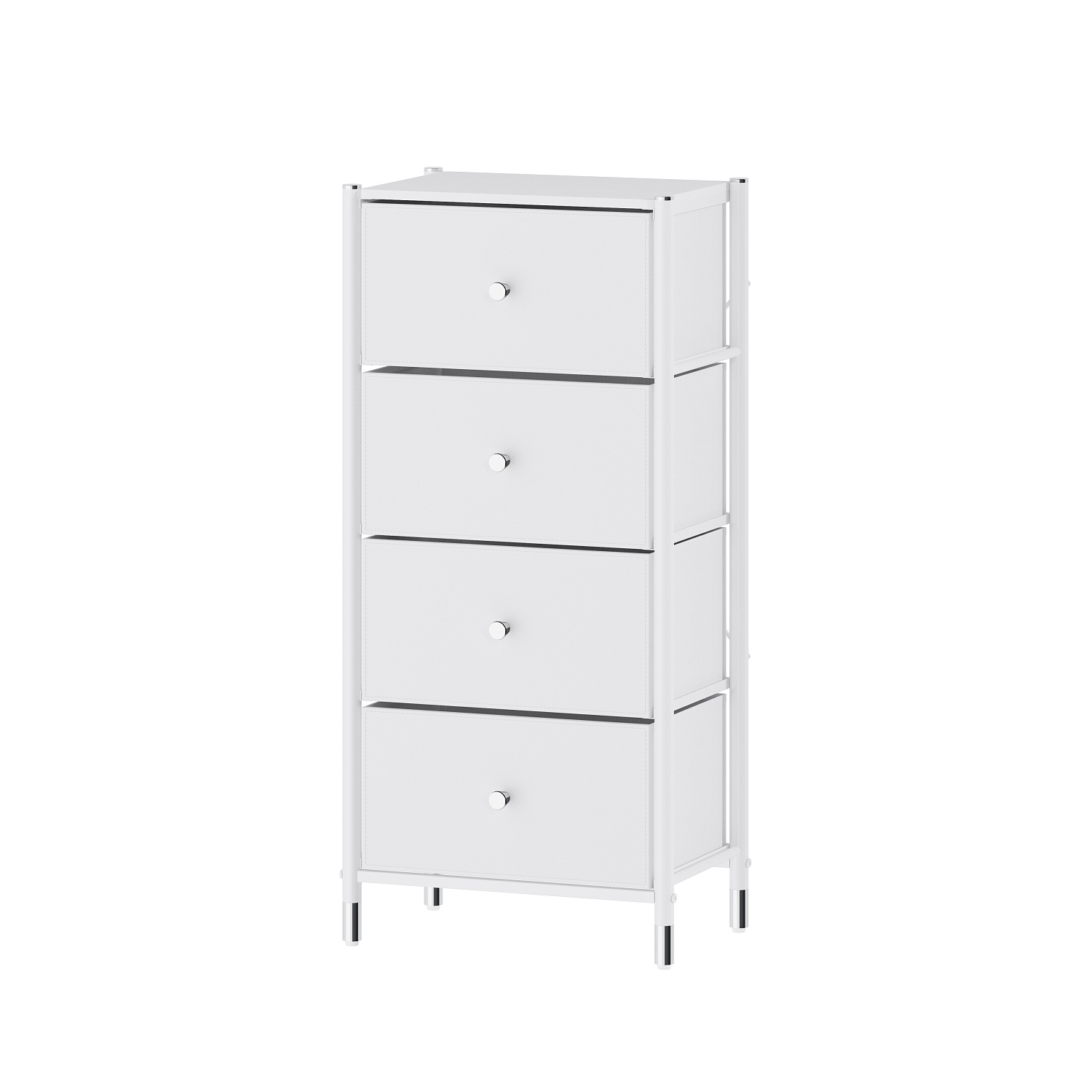 COMMOD classic 4F-4D-WHITE SILVER-46x30x99 комод-пенал