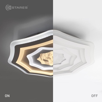 Светодиодный светильник FIGURE 02 75W S-500х60-3000 6000K-white white-220-IP20