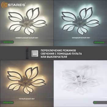 FAN ASTRA ICE 70W+19W 5F-IRC-WHITECLEARCLEAR Озон 3