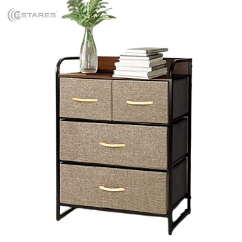 COMMOD 3F-4D-LIGHTBROWN-58x29x78.5  комод-мини