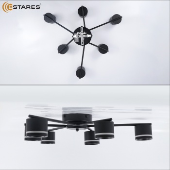 Люстра GELA 6xGX53 R-750x130-BLACK WHITE-IP20