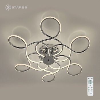 2020_Управляемый светодиодный светильник AGAVA 120W R-650-CHROME/OPAL-220-IP20