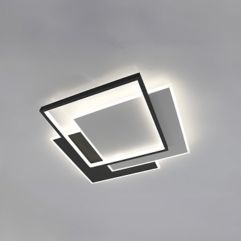 Управляемая LED люстра VG-LM 80W 3S-ON/OFF- 470x470x62-BLACK/WHITE/WHITE-220-IP20