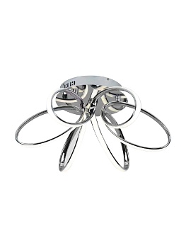 Управляемый светодиодный светильник SPRING 138W R-530-CHROME/WHITE-220-IP20