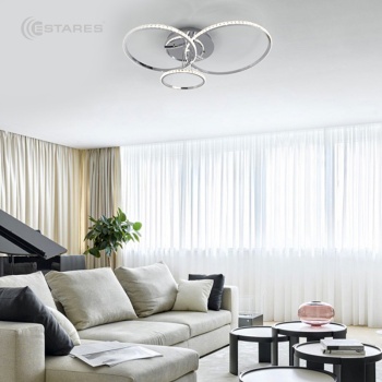 Управляемый светодиодный светильник VERSAL' ON OFF 120W 3R-520-CHROME CRYSTALL-220-IP20