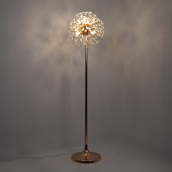 Cветильник,тoршeр NESSA 8xG9-350/270x1350-GOLD/CRYSTAL-220-IP20