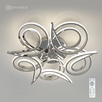 Управляемый светодиодный светильник GLORIA 140W 5R-580/140-RC-CHROME/OPAL-220-IP20