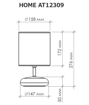 Настольная лампа AT12309 (Coffee)