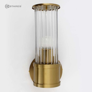 Cветильник, бра CLASSIC 1xE27 R-280x125x120-BRONZE CLEAR-220-IP20