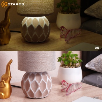 Настольная лампа COFI 1xE14 R-130x220-BEIGE-220-IP20